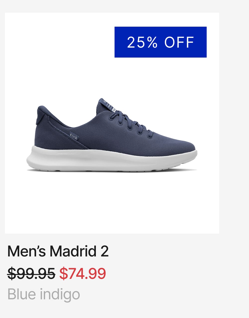 MEN'S MADRID 2 - BLUE INDIGO 