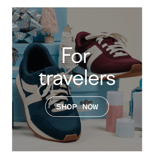 For travelers - shop now