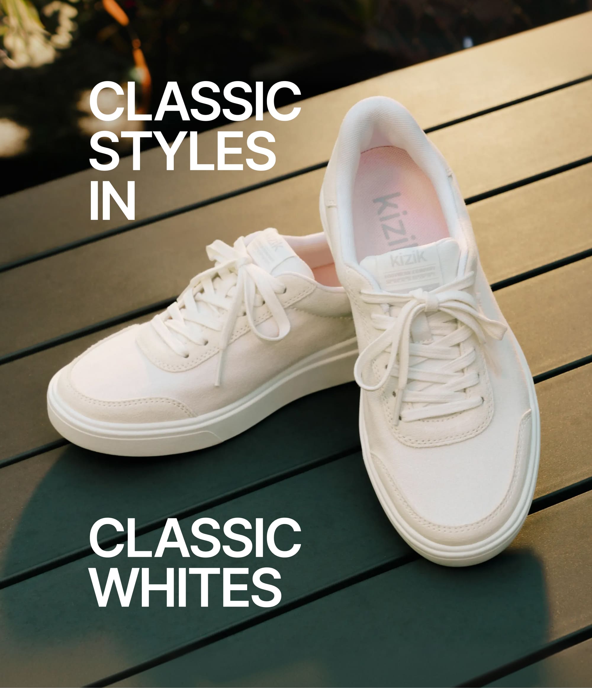 CLASSIC STYLES IN CLASSIC WHITES