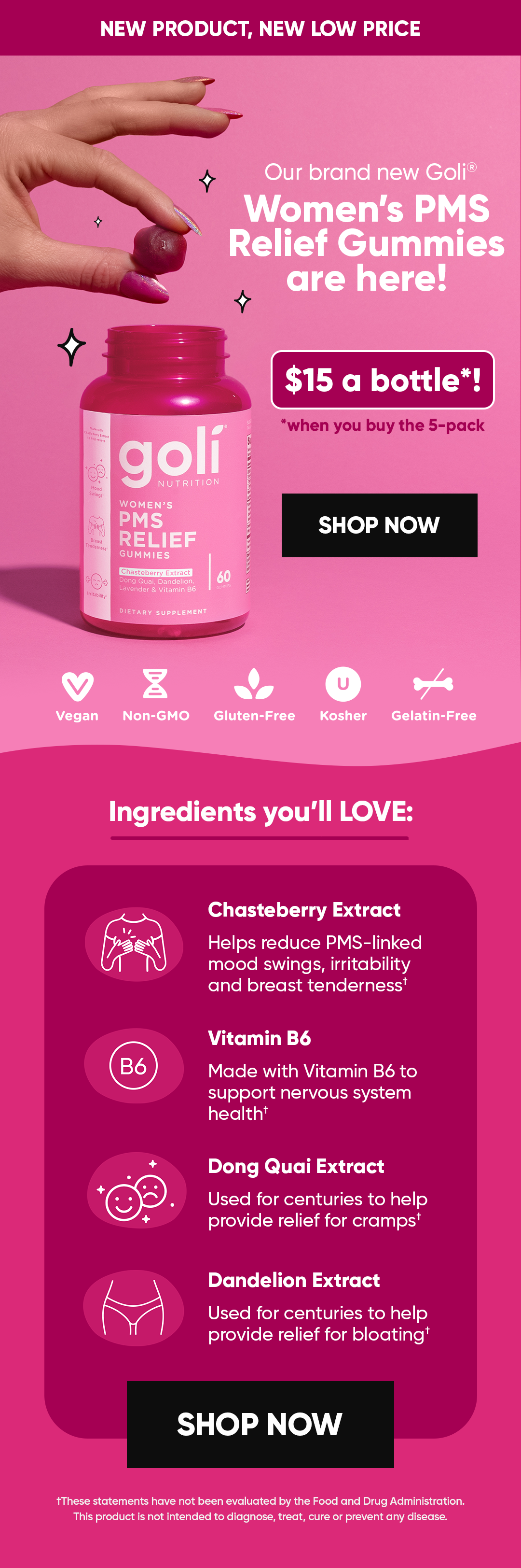 Goli fam, do you experience PMS? Goli Nutrition