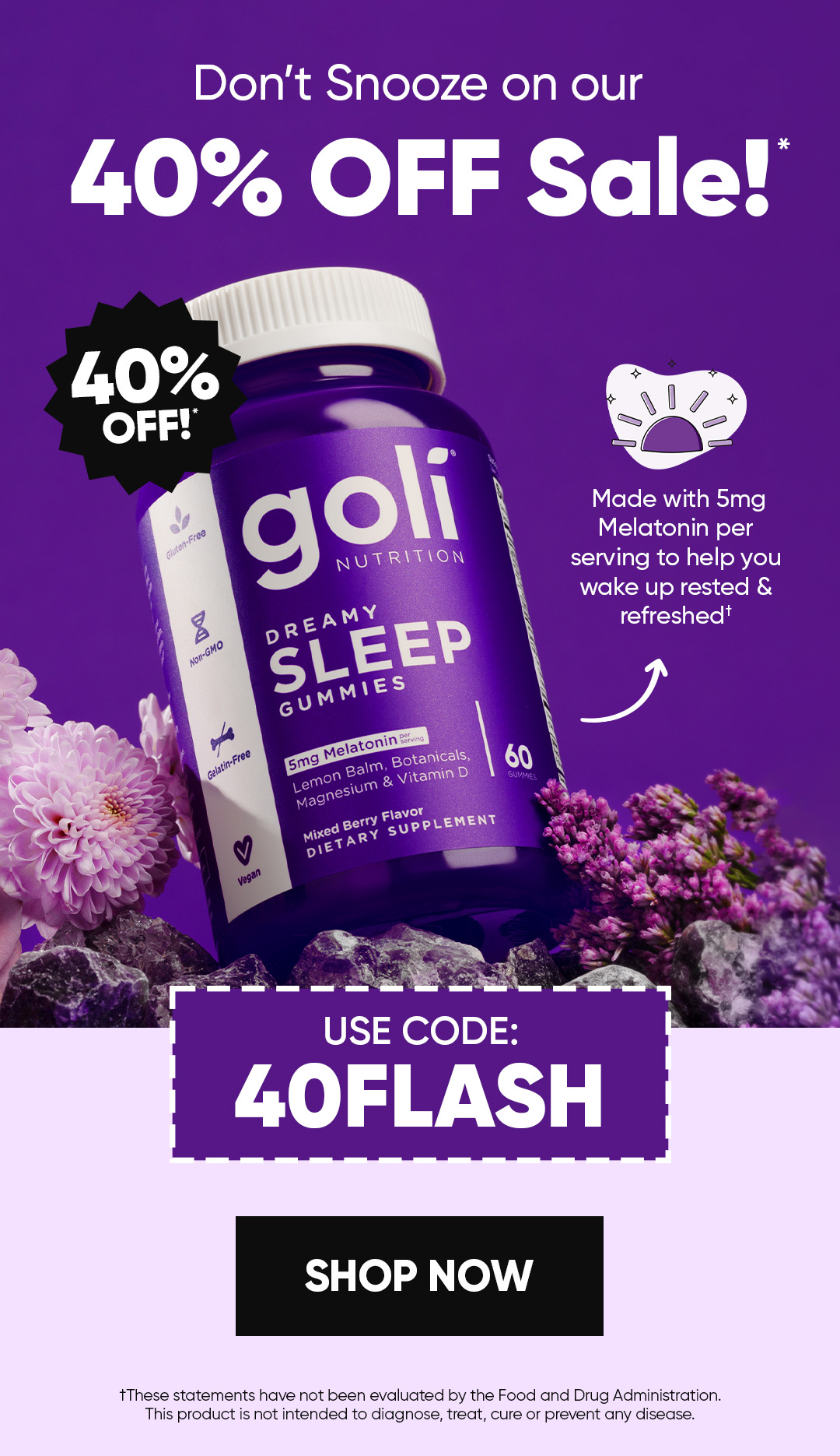 Ready, set... FLASH SALE 💥 Goli Nutrition