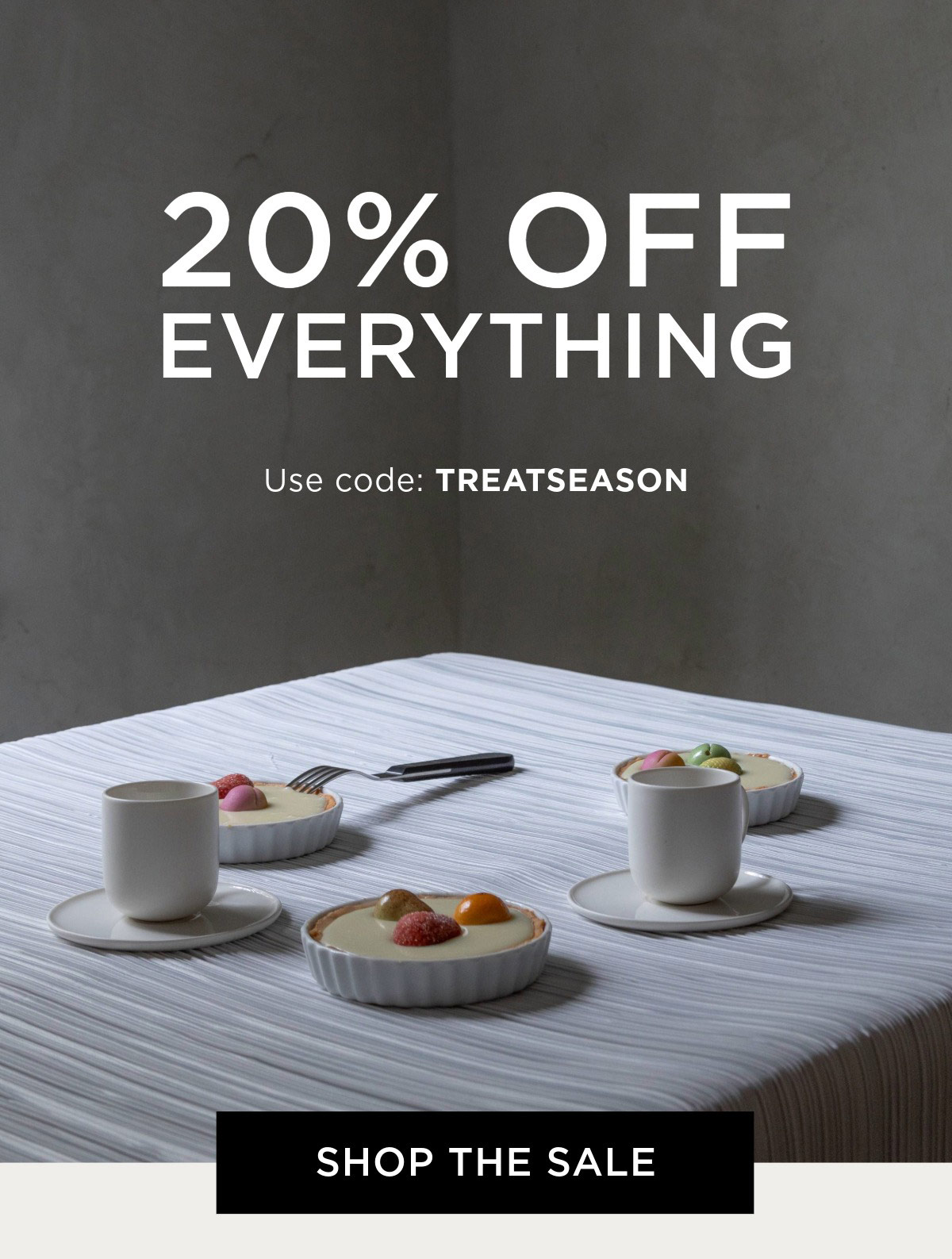 Shop 20% off sitewide