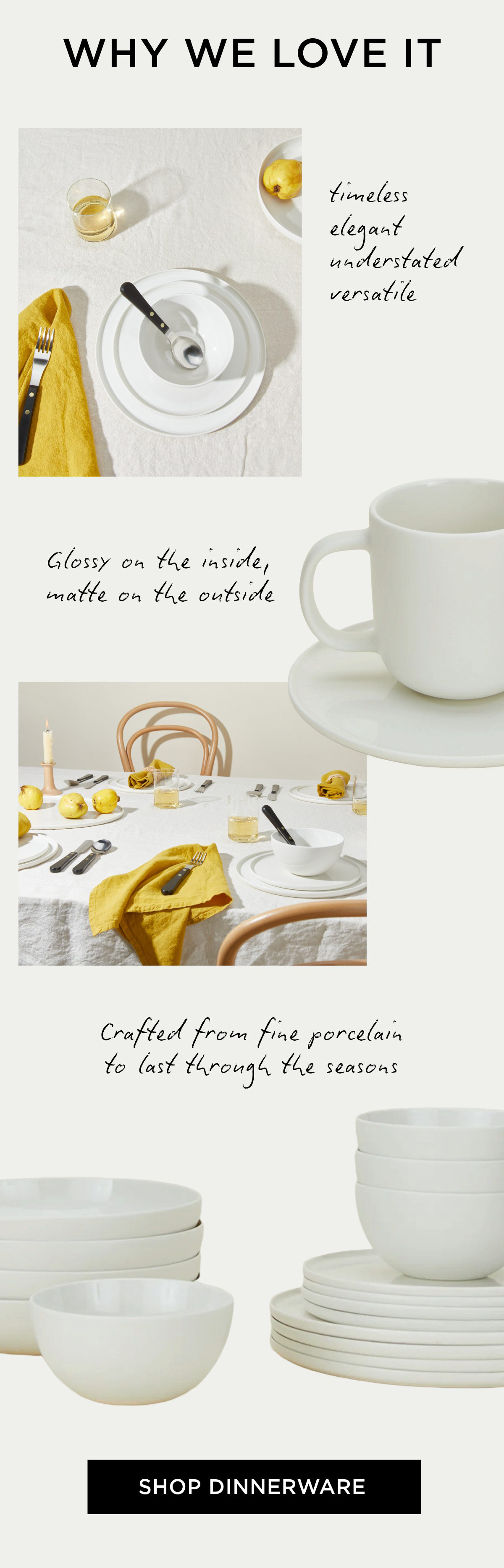 Shop dinnerware