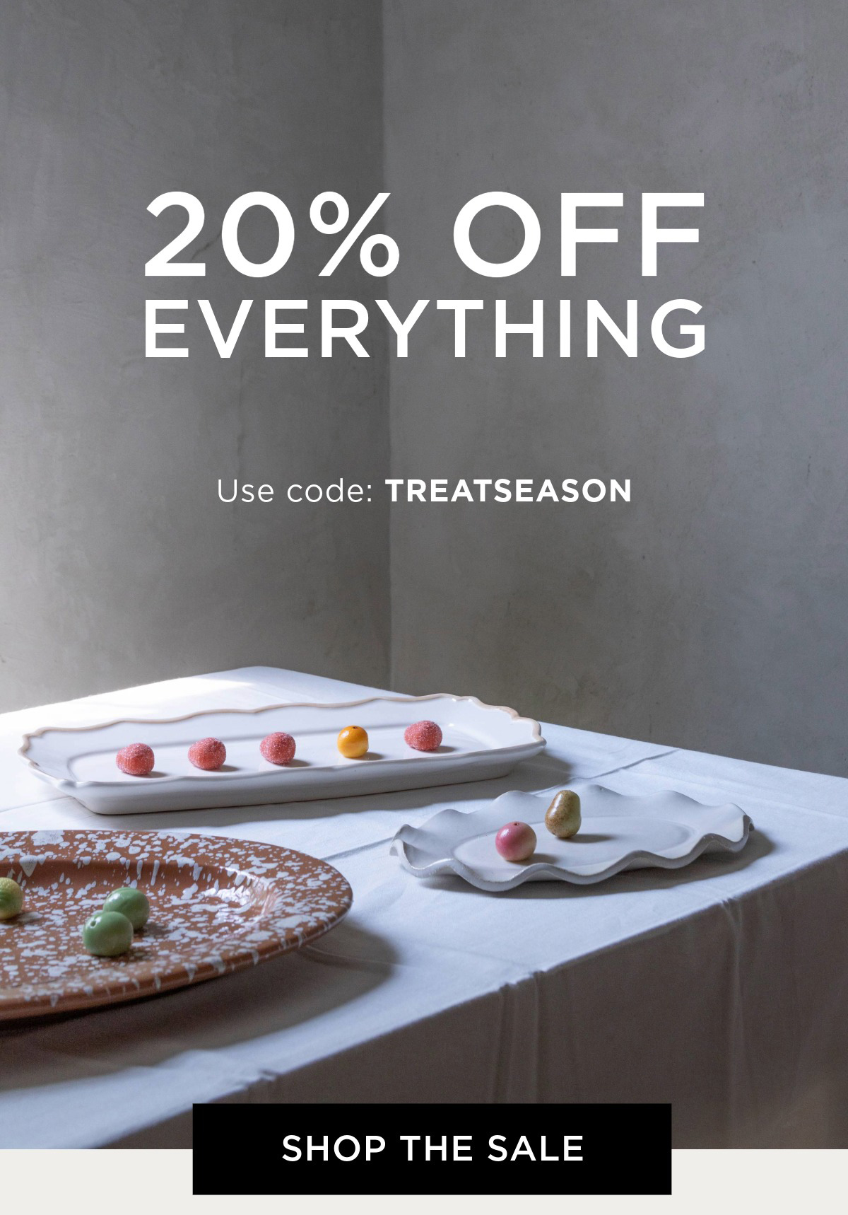 Shop 20% off sitewide