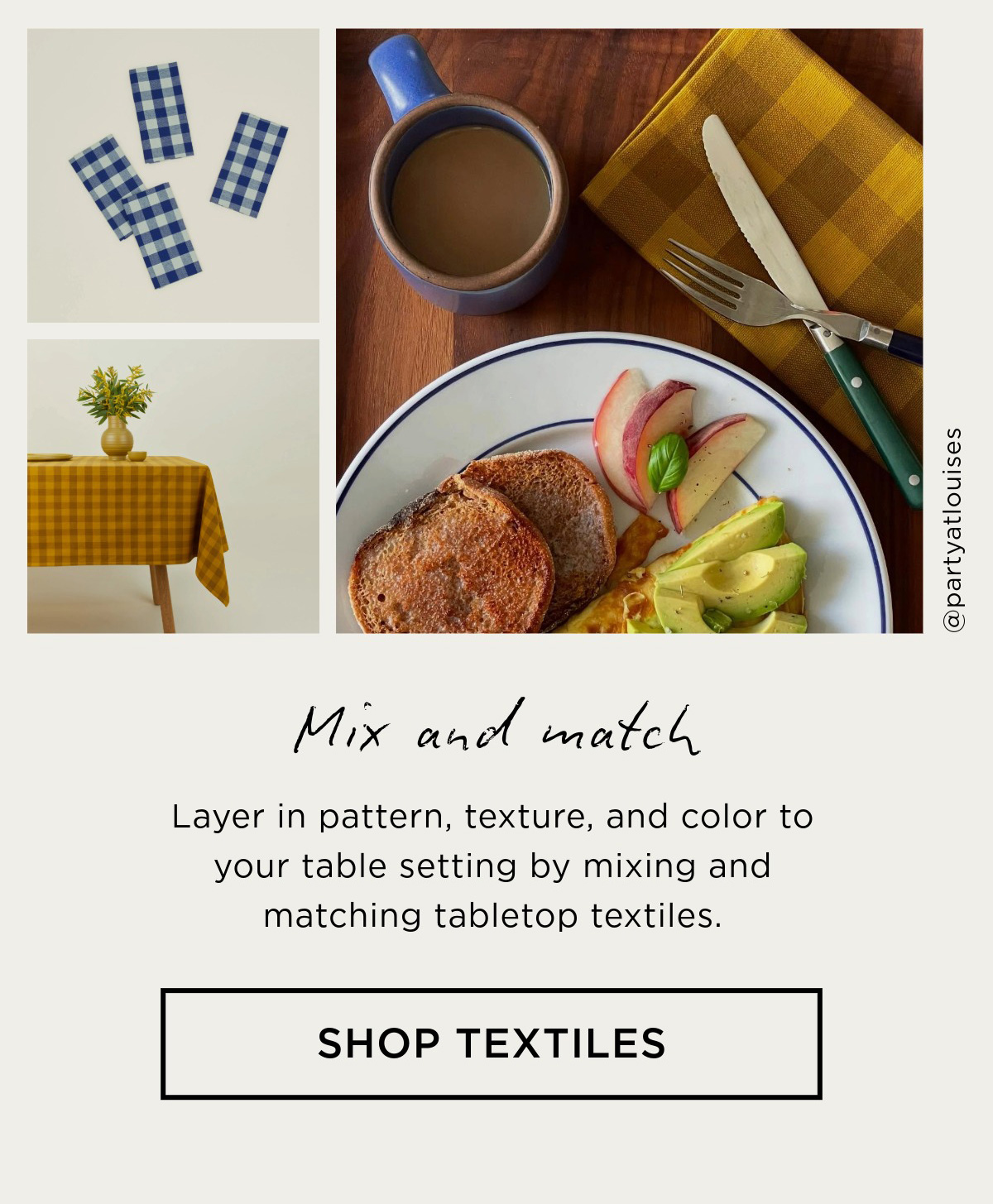 Shop Tabletop Textiles 