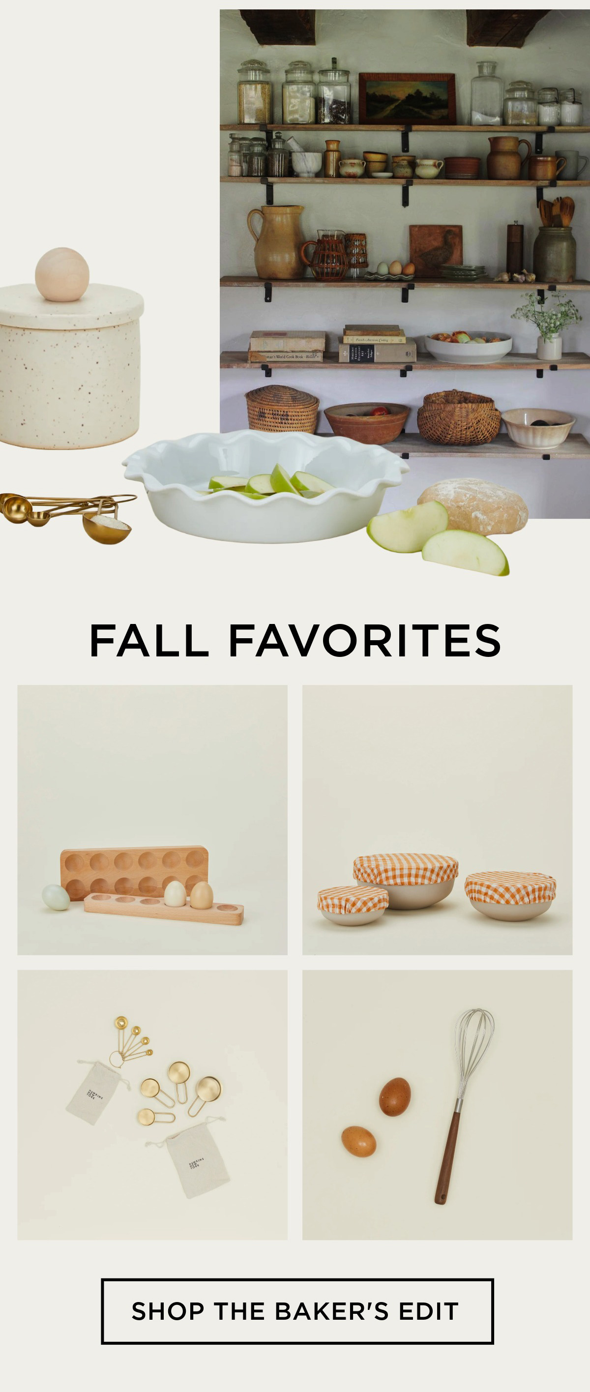 Shop the baker's edit
