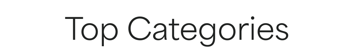 Top Categories