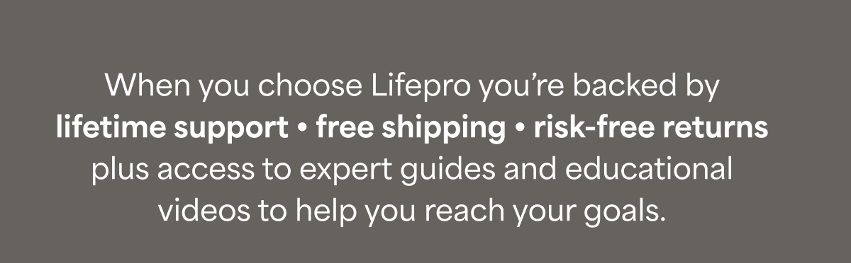 Lifetime Support . free shipping . risk free returns