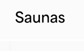 Saunas