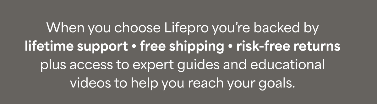 Lifetime Support . free shipping . risk free returns