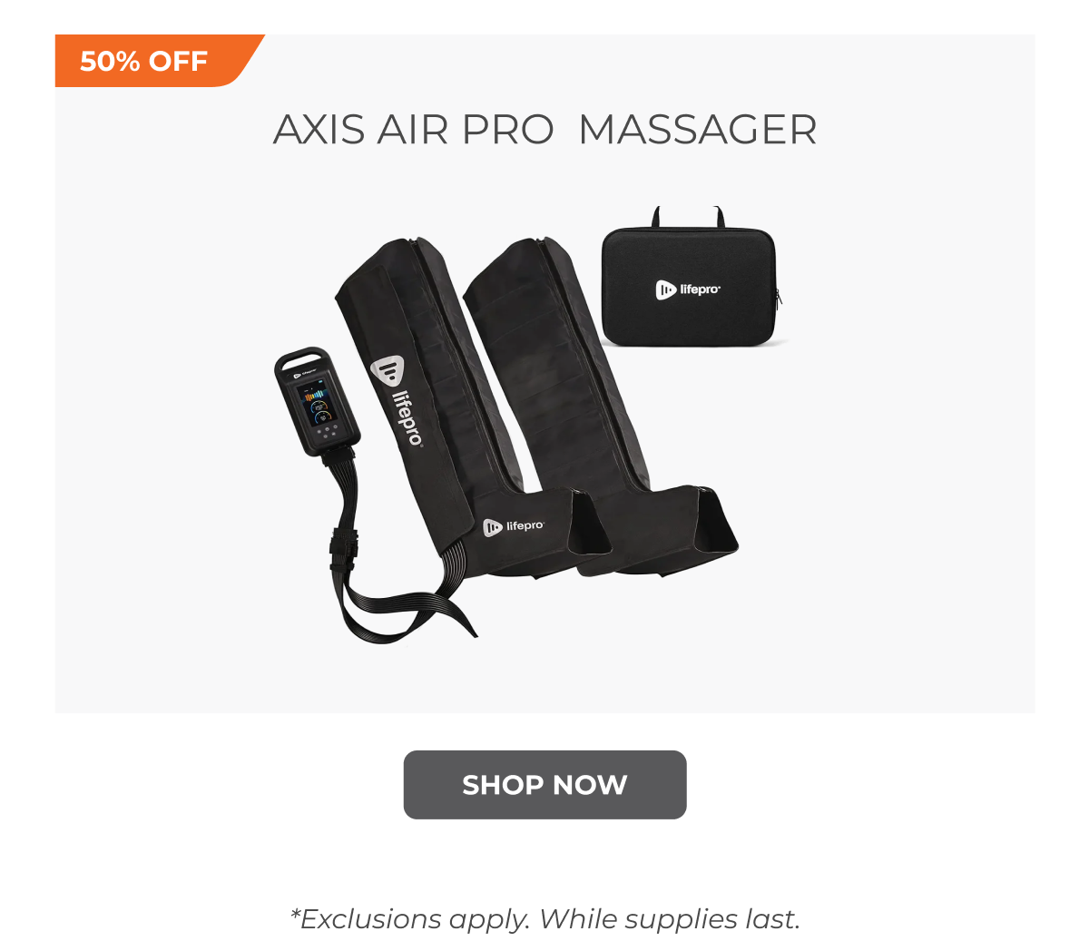 50% off Axis Air Massager