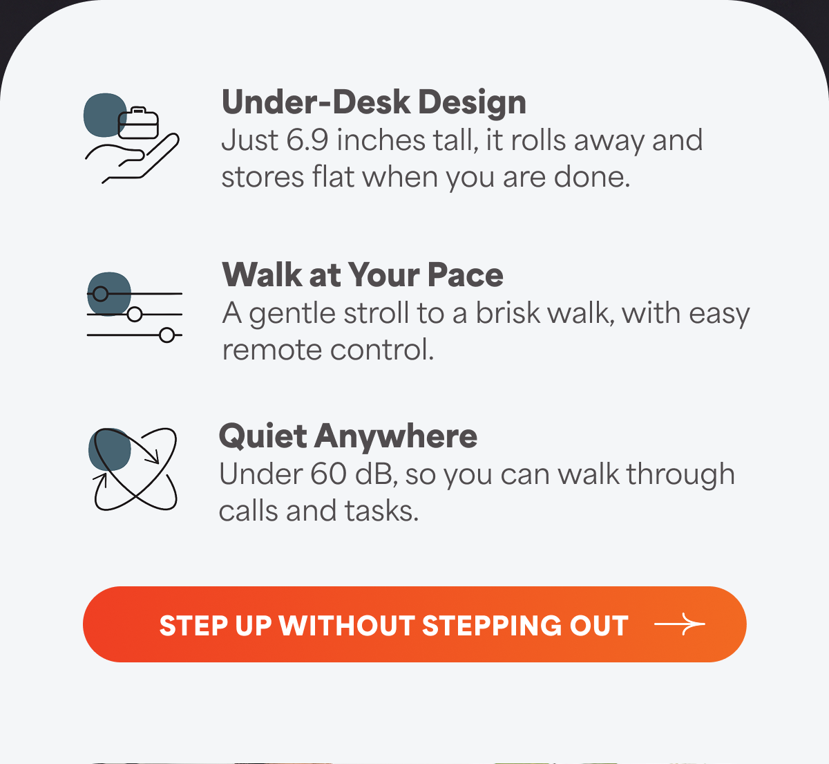 Step Up Without Stepping Out