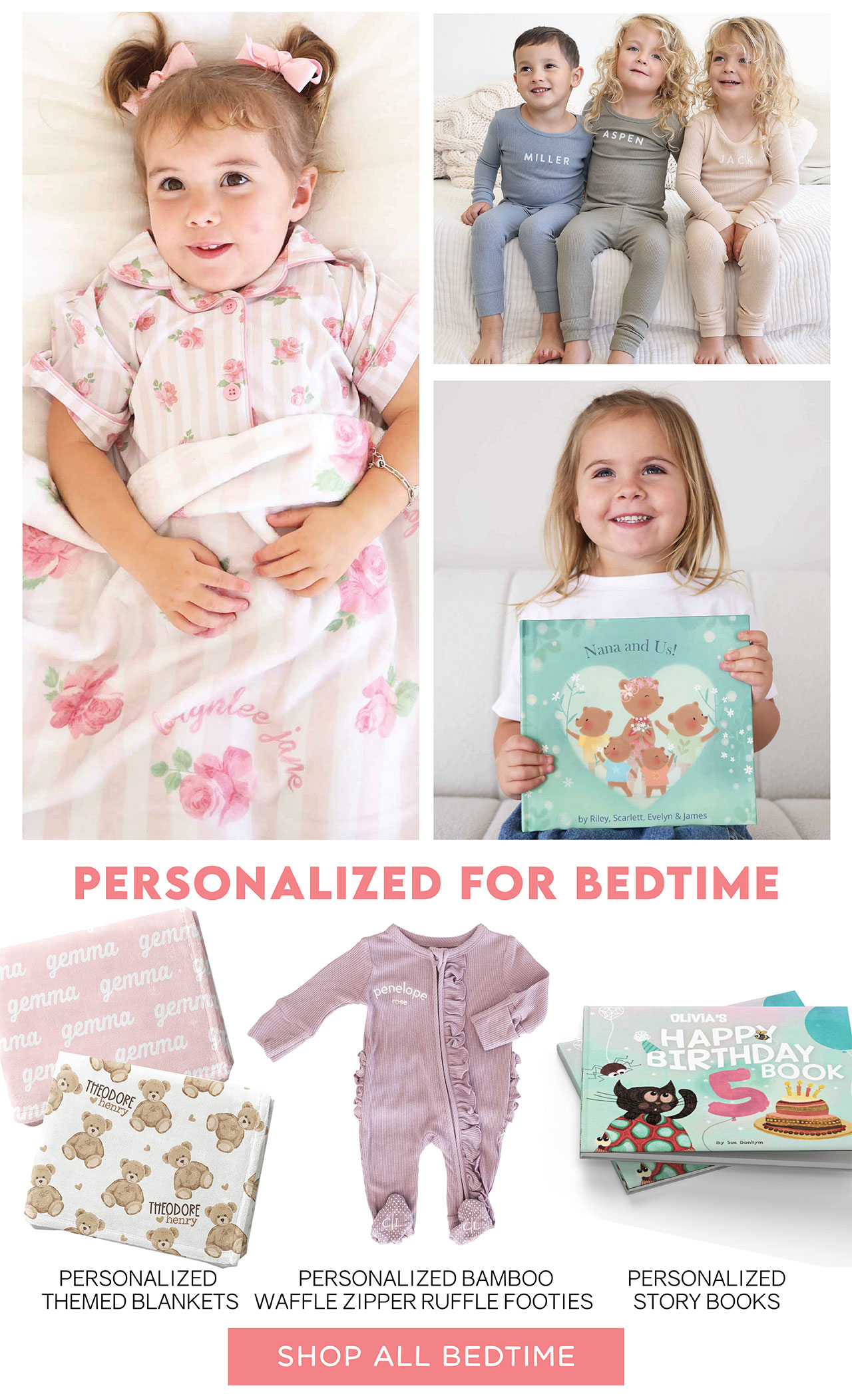 personalized for bedtime