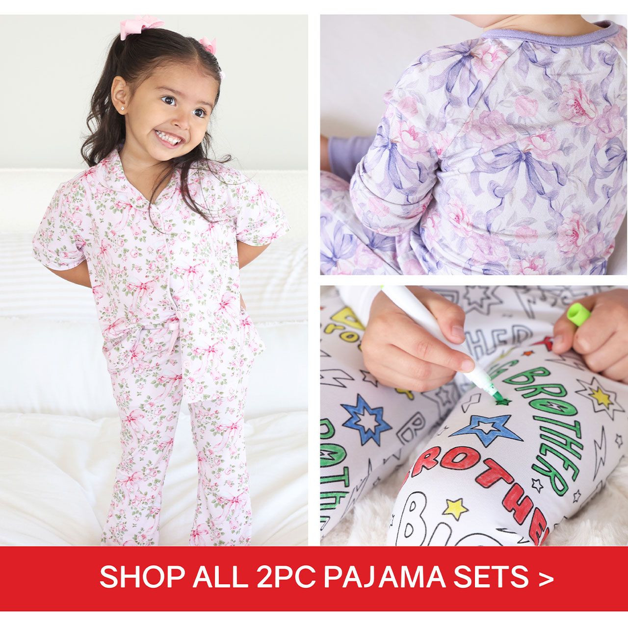 SHOP ALL 2 PC PAJAMA SETS