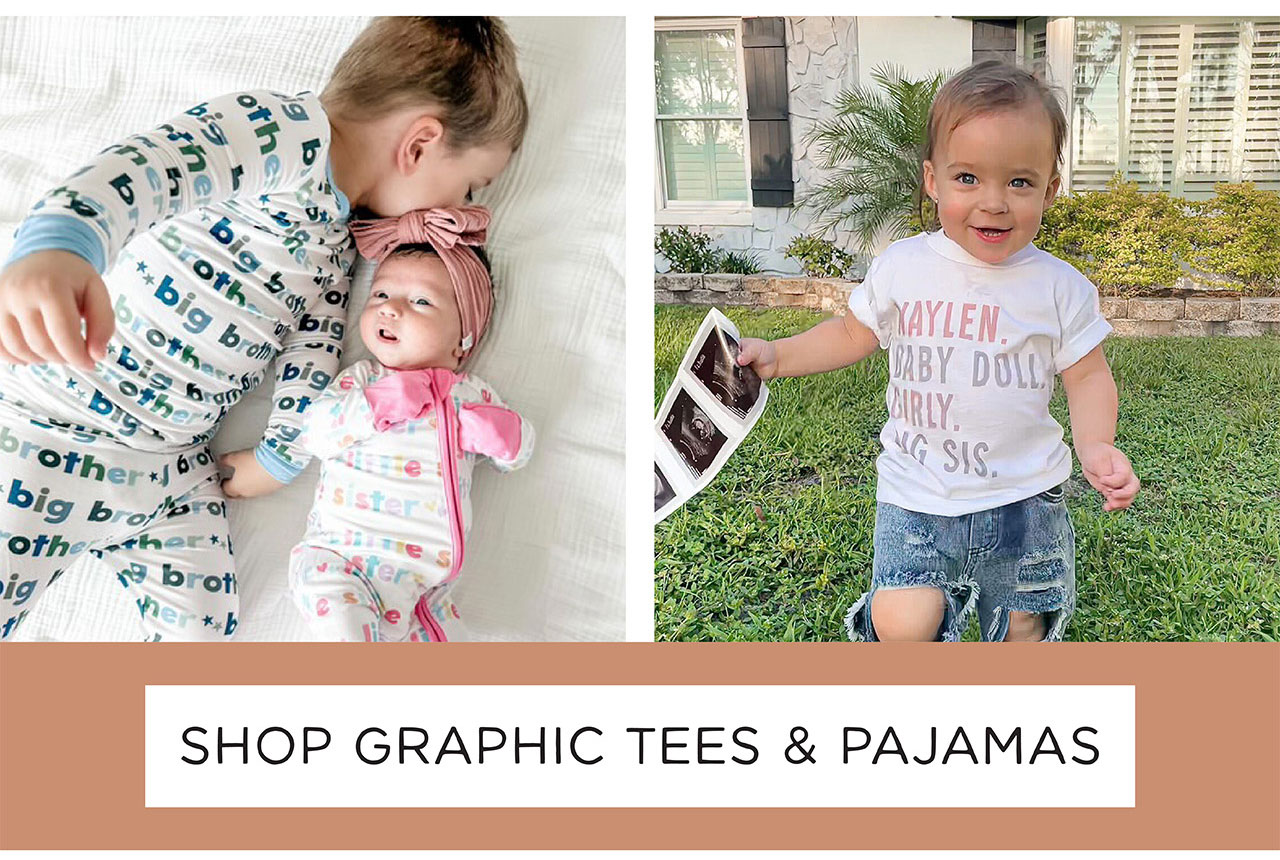 SHOP GRAPHIC TEES & PAJAMAS