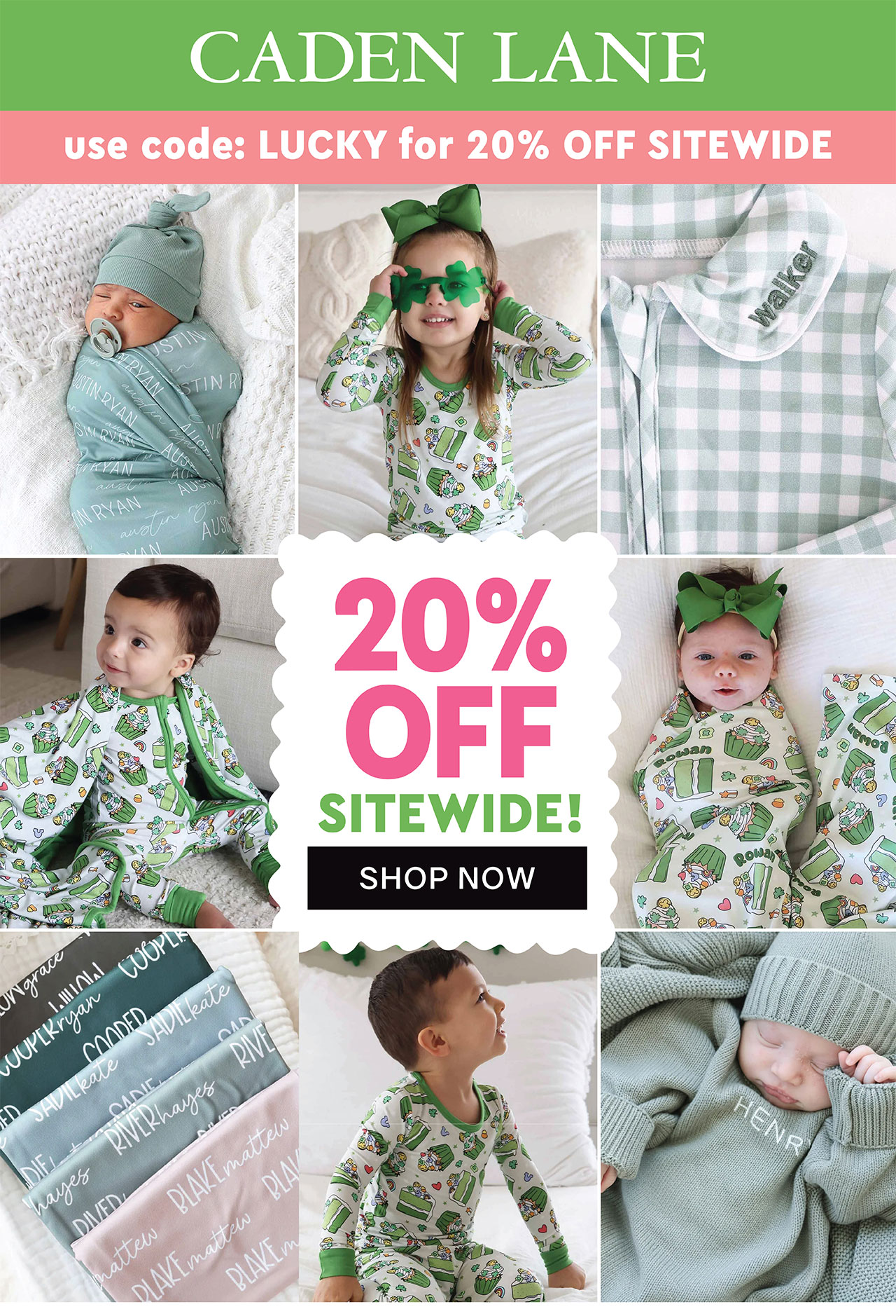 Use code: LUCKY for 20% OFF sitewide SHOP NOW