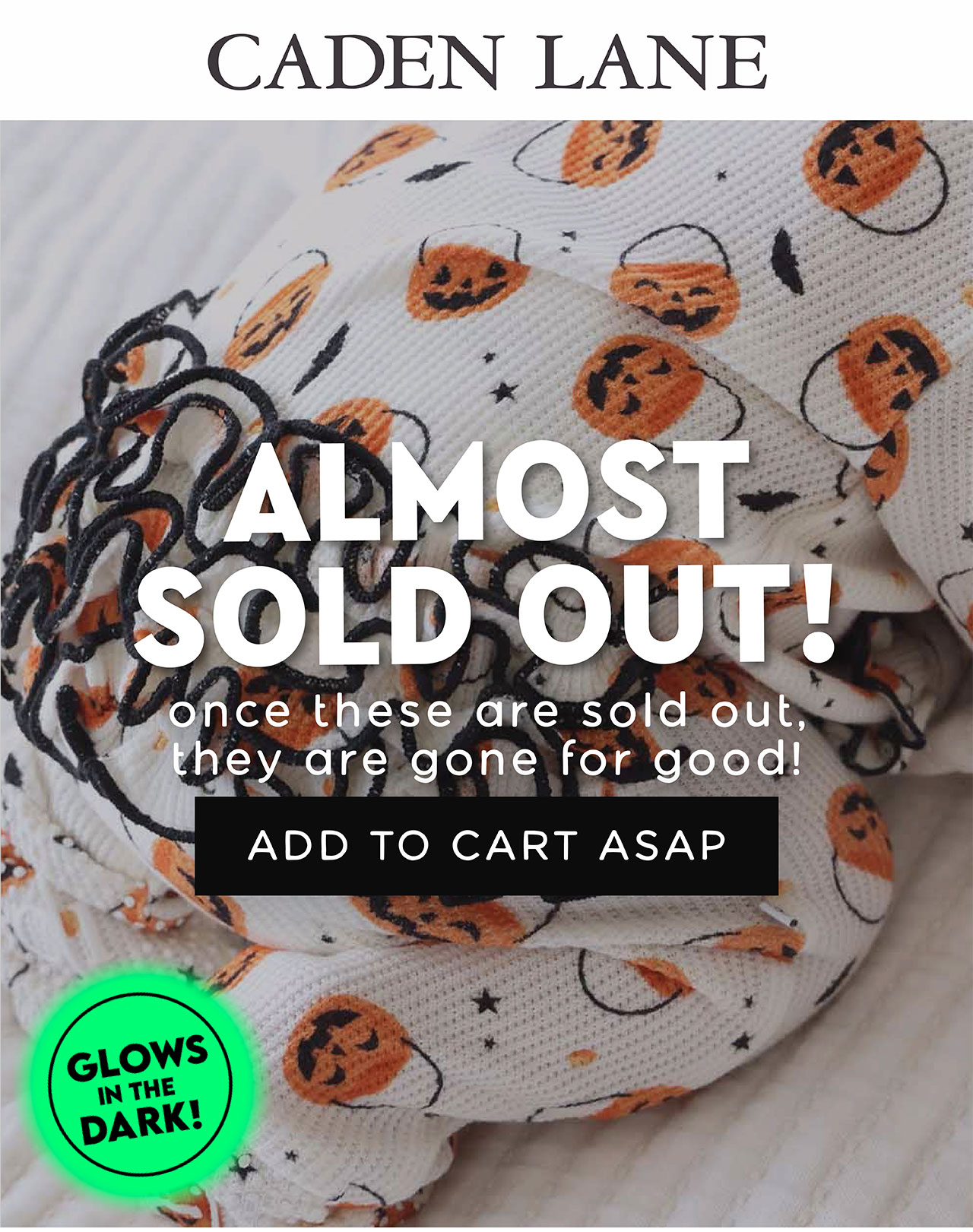 ALMOST SOLD OUT! once these are sold out, they are gone for good! | ADD TO CART ASAP | GLOWS IN THE DARK!