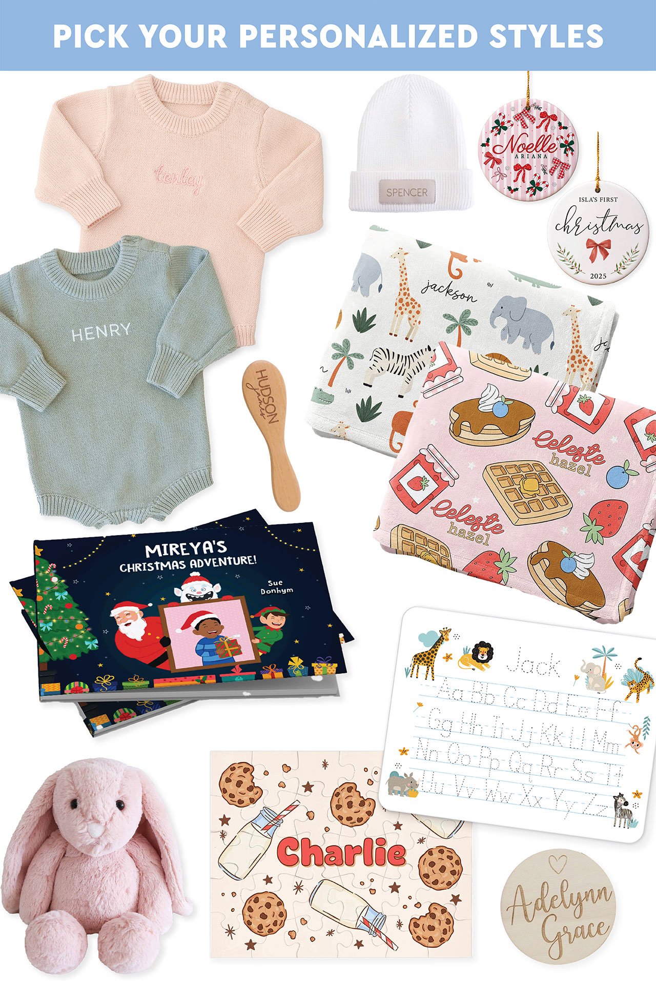 PICK YOUR PERSONALIZED STYLES