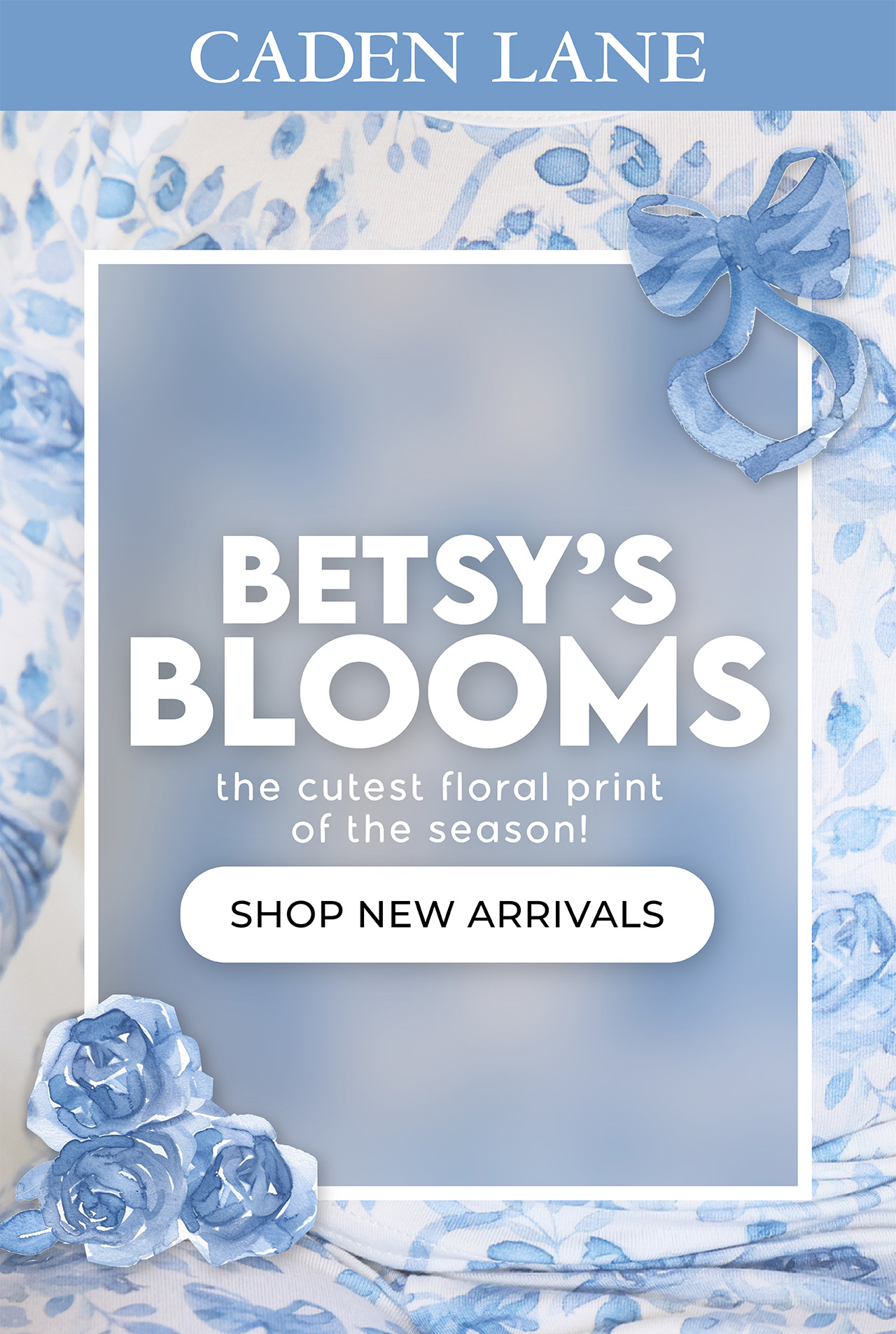 BETSY'S BLOOMS! the cutest floral print of the season! SHOP NEW ARRIVALS