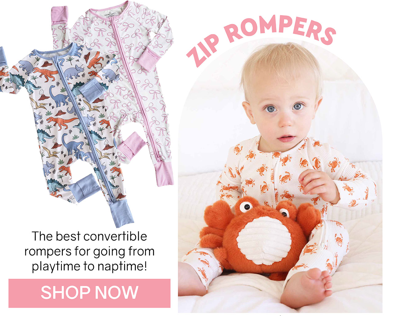 ZIP ROMPERS