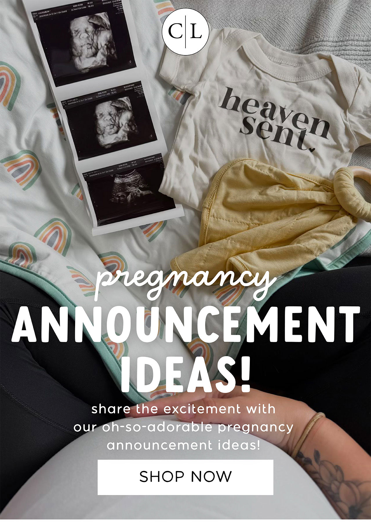 pregnancy announcement ideas! share the excitement with our oh-so-adorable pregnancy announcement ideas! | SHOP NOW