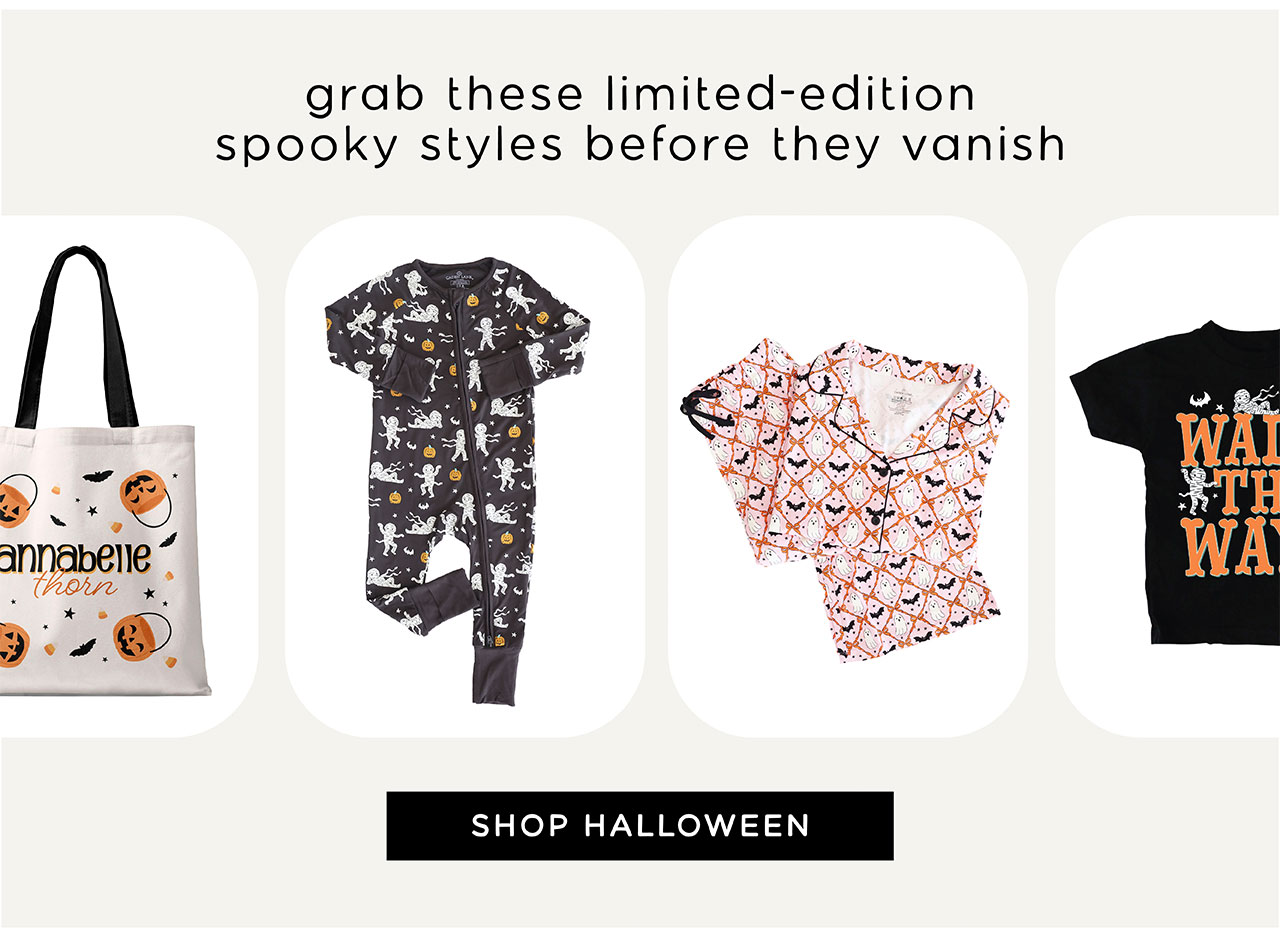 GRAB THESE LIMTIED-EDITION SPOOKY STYLES BEFORE THEY VANISH