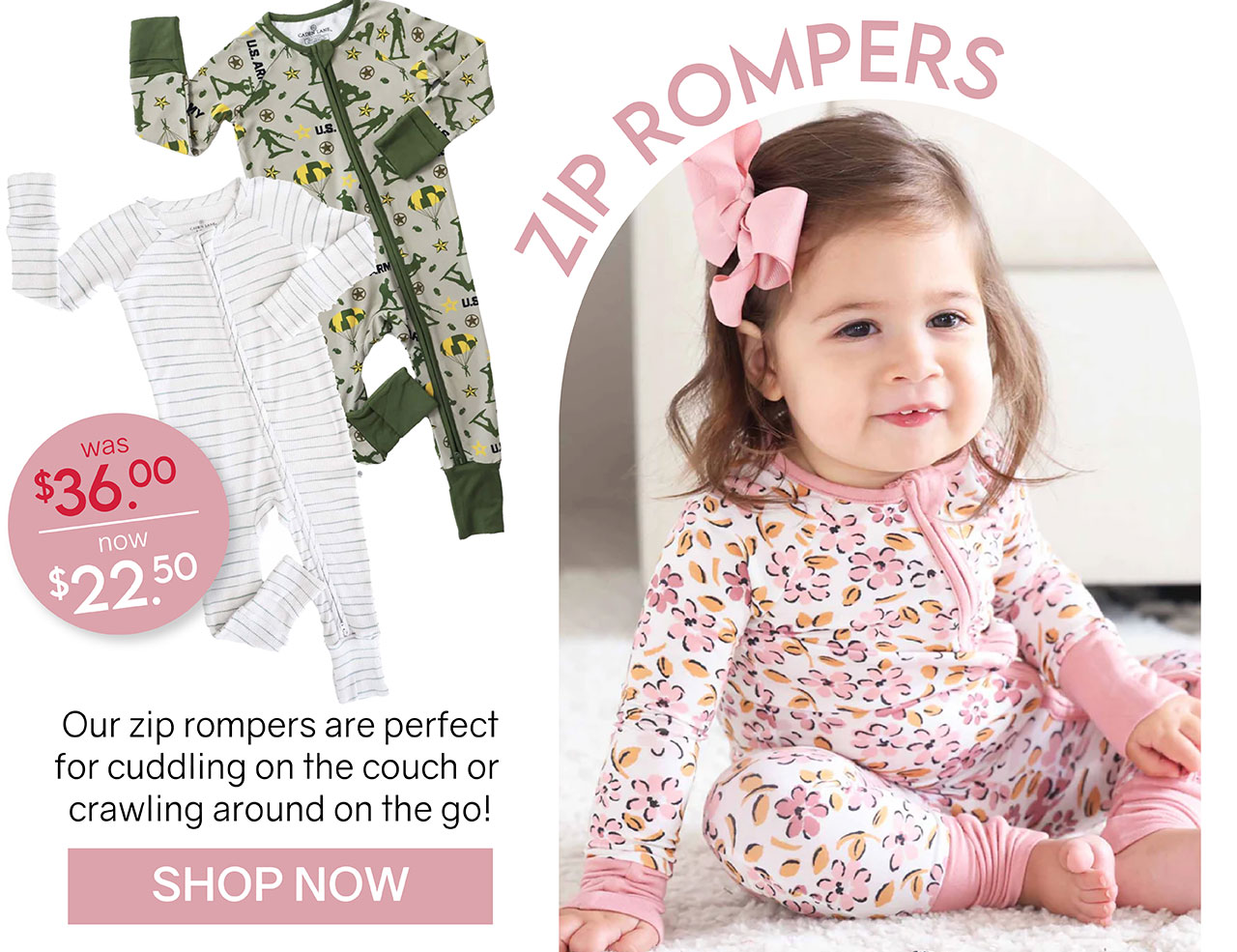 ZIP ROMPERS