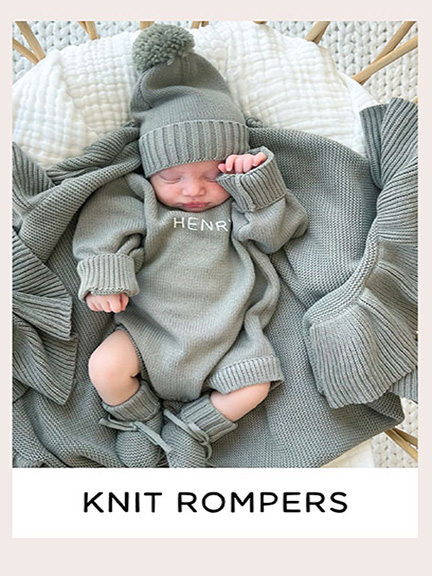 KNIT ROMPERS