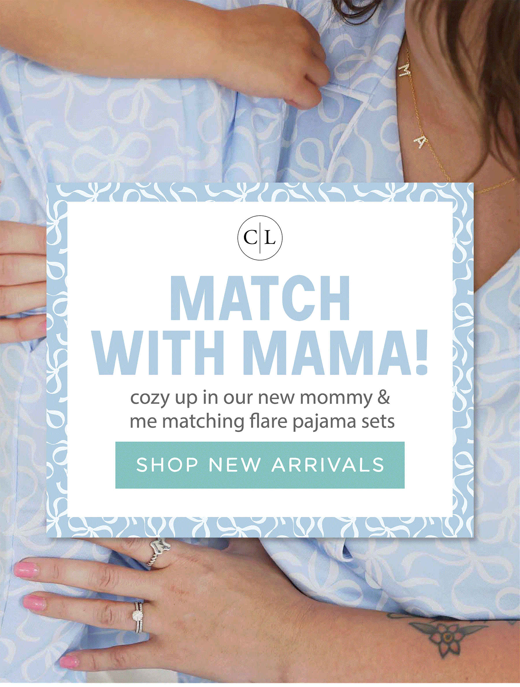 Match with Mama! cozy up in our new mommy & me matching flare pajama sets | SHOP NEW ARRIVALS