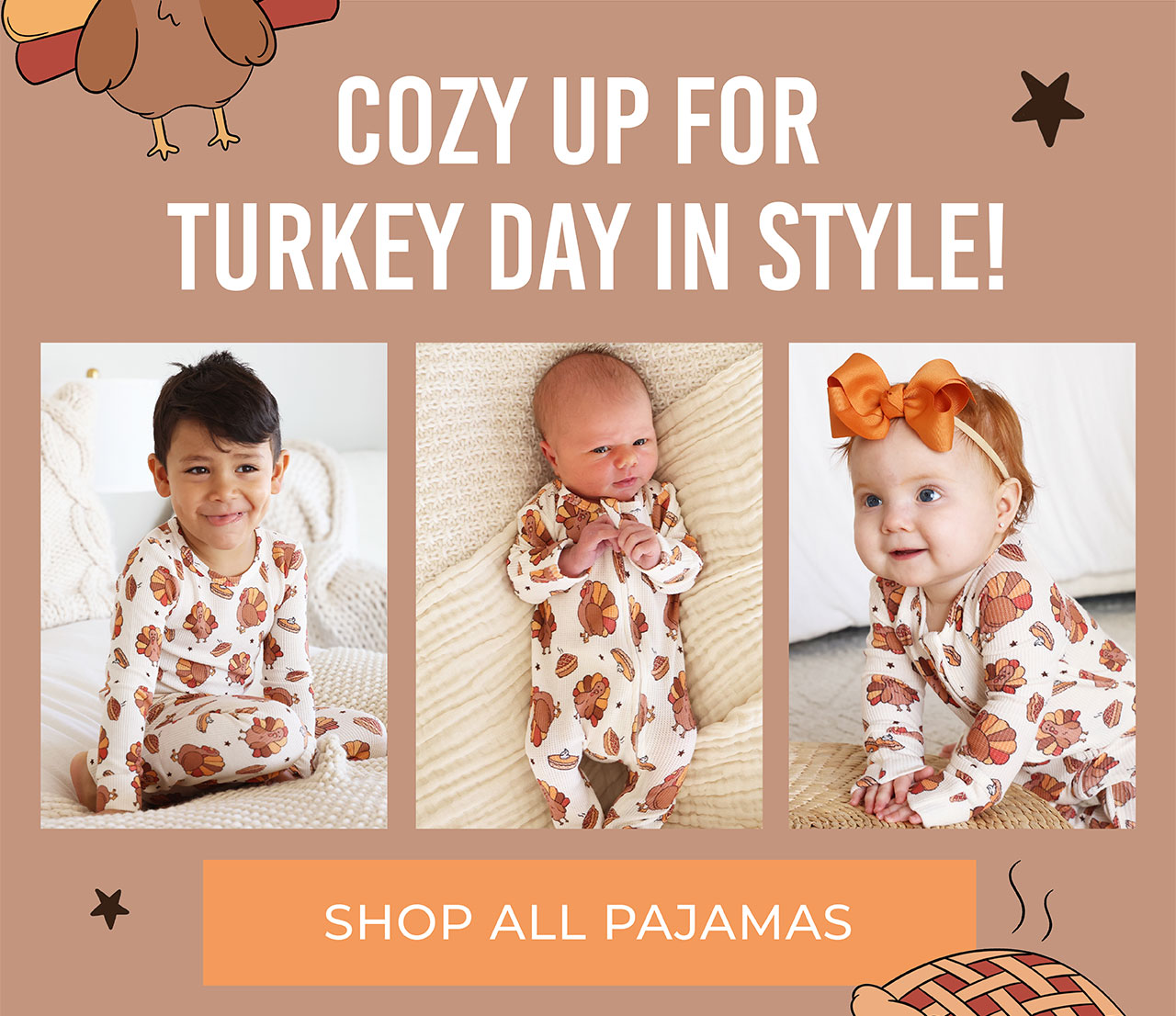 COZY UP FOR TURKEY DAY IN STYLE! | SHOP ALL PAJAMAS