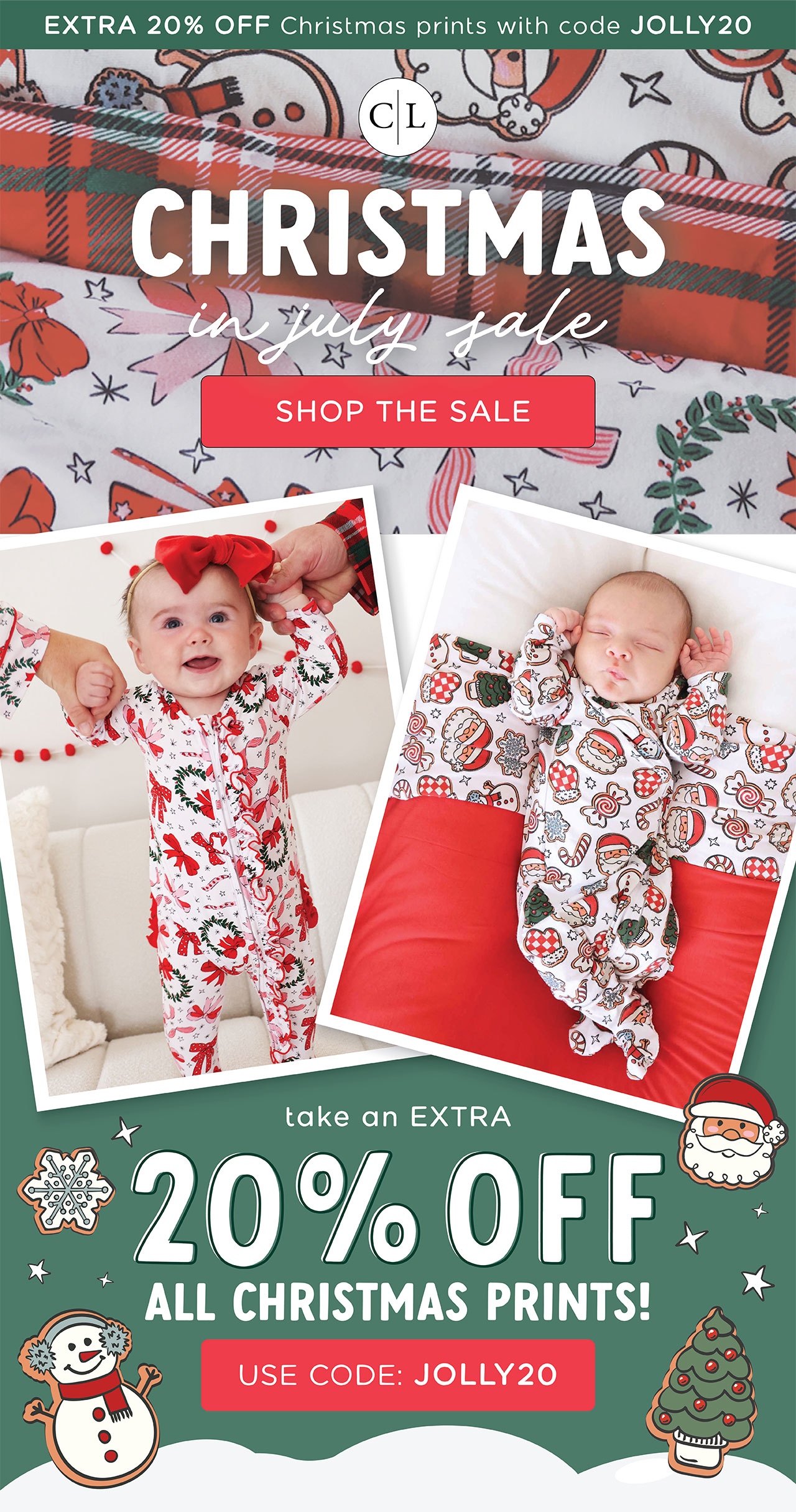 EXTRA 20% OFF CHRISTMAS PRINTS WITH CODE JOLLY20 | CHRISTMAS IN JULY SALE | SHOP THE SALE | TAKE AN EXTRA 20% OFF ALL CHRISTMAS PRINTS! USE CODE: JOLLY20