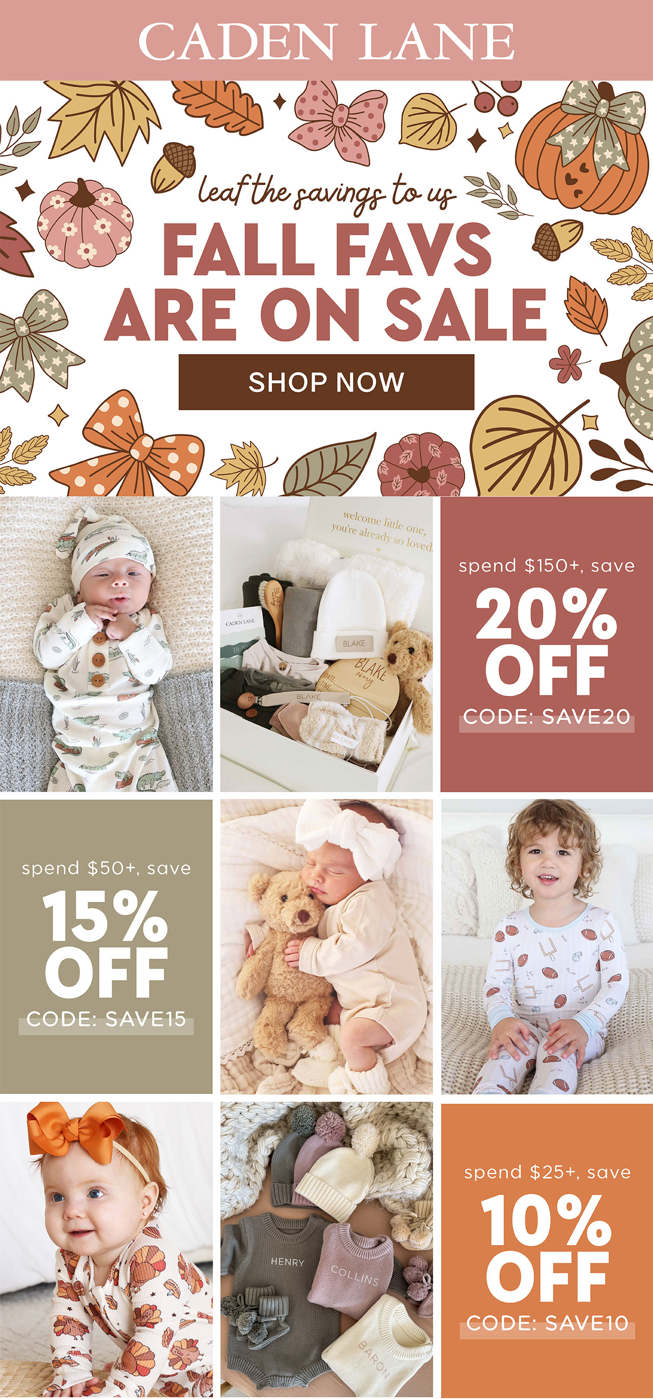 leaf the savings to us! Fall favs are on sale!