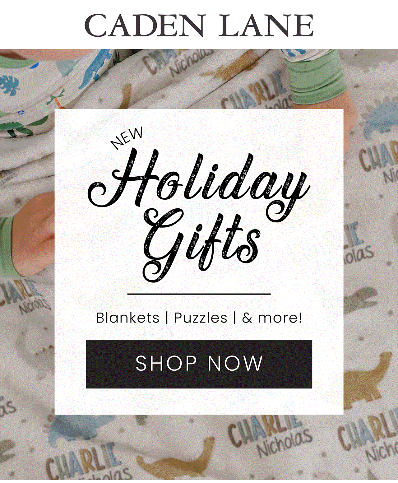 Caden Lane NEW Holiday Gifts Blankets | Puzzles | & more! SHOP NOW