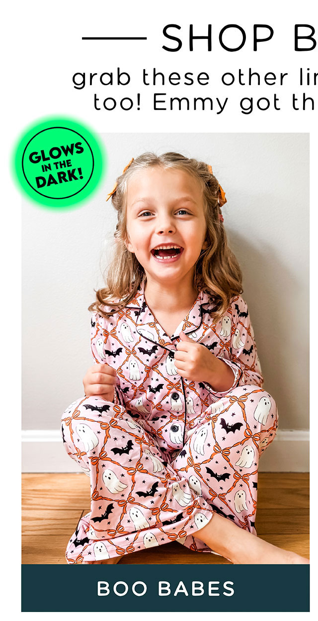 SHOP BY PRINT! grab these limited edition prints too! Emmy got the pink Boo Babes!
