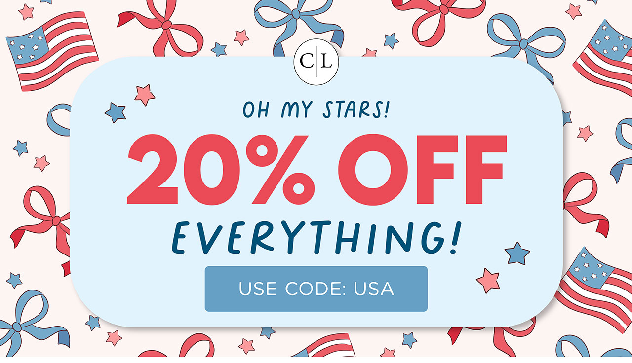 OH MY STARS! 20% OFF EVERYTHING! USE CODE: USA!