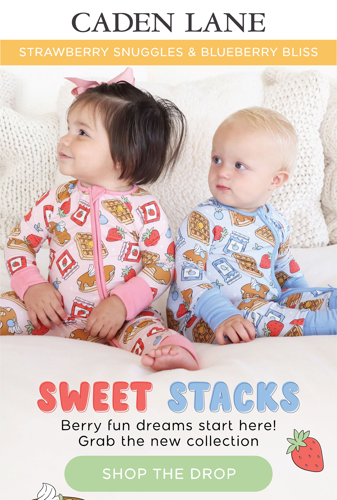 Strawberry snuggles & blueberry bliss | Sweet Stacks! Berry fun dreams start here! Grab the new collection! | SHOP THE DROP