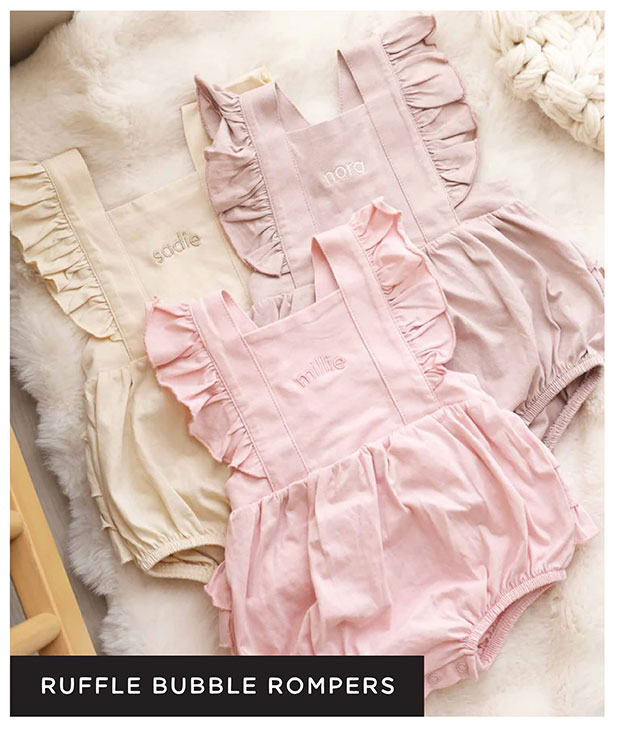 Ruffle Bubble Rompers
