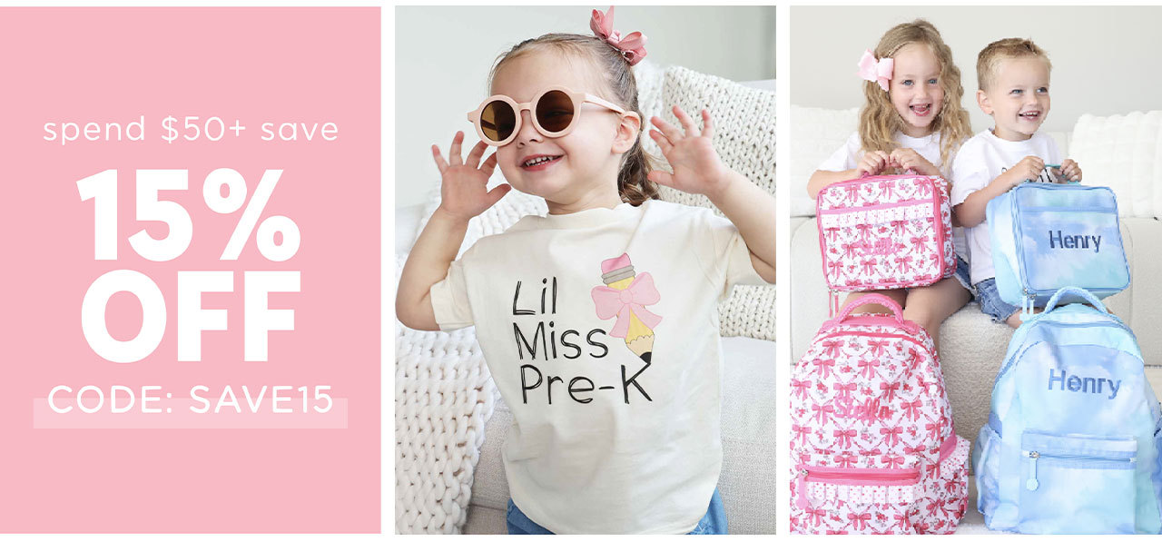 spend $50+ save 15% OFF | code: SAVE15