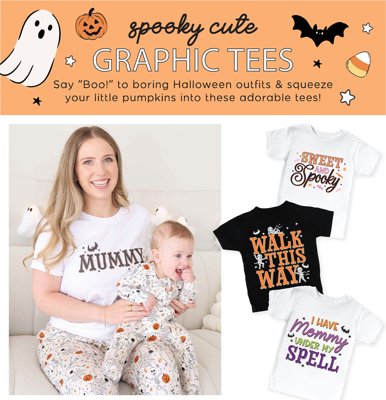 Spooky Cute Graphic Tees
