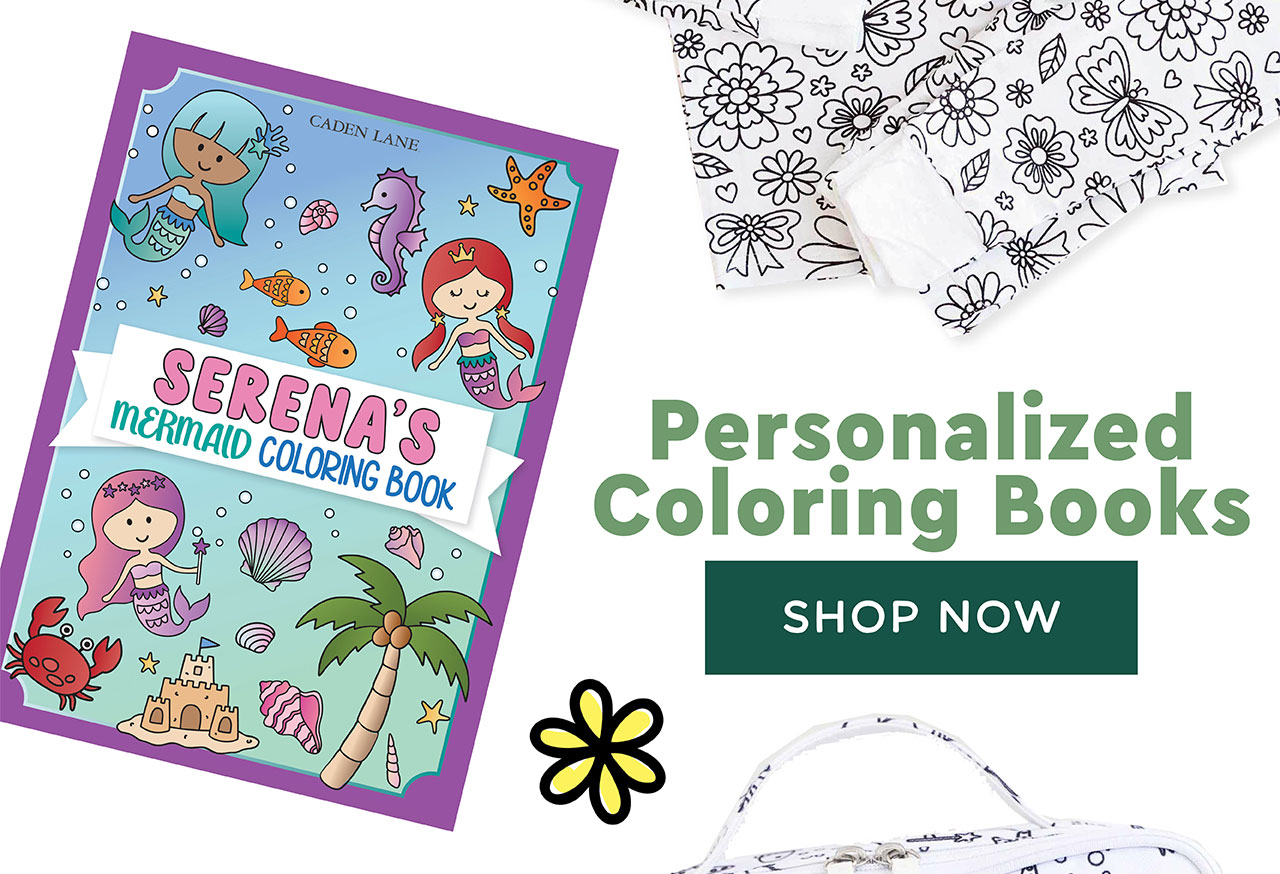 Personalized coloring books