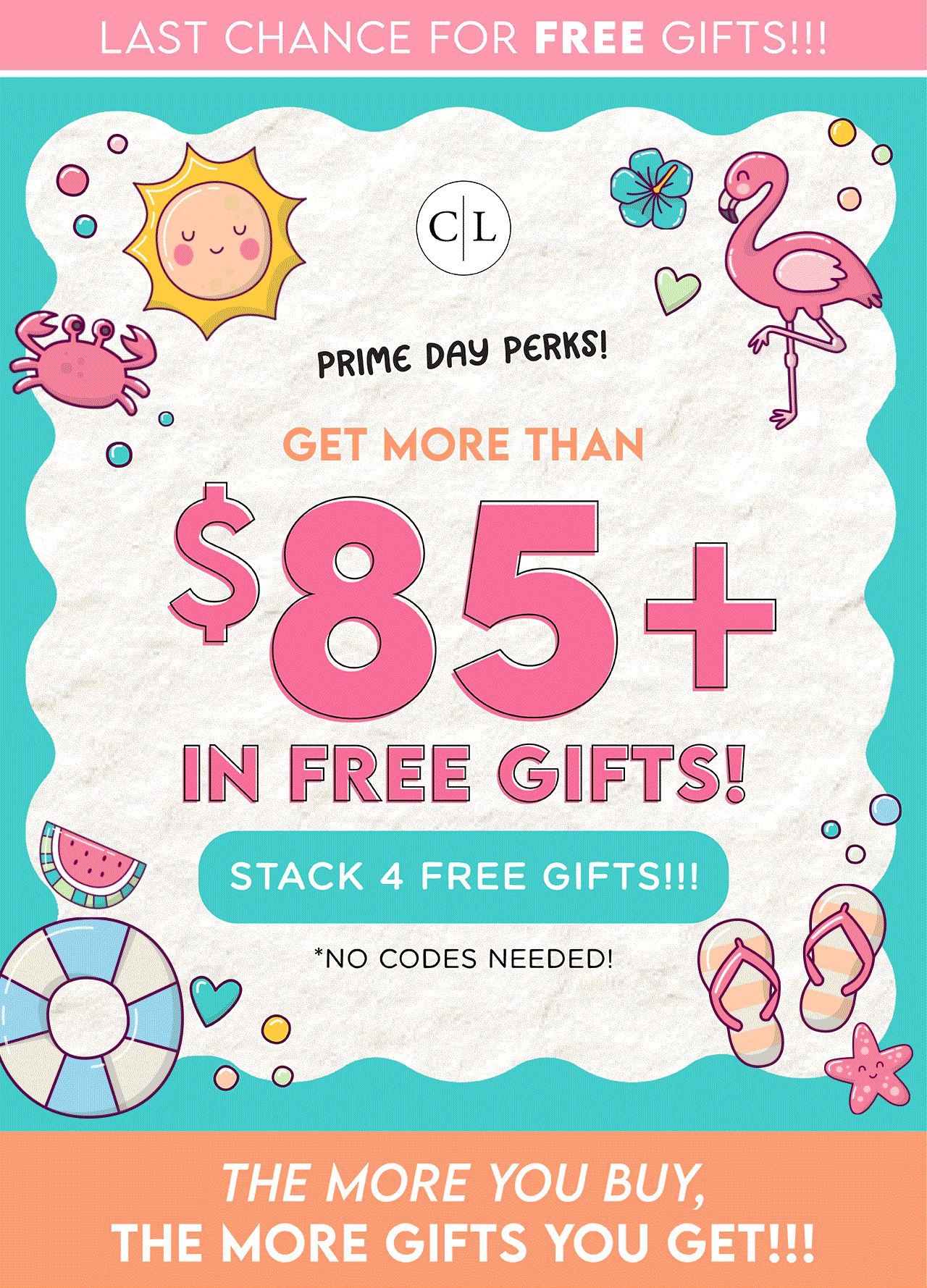 get more than $85 in free gifts!