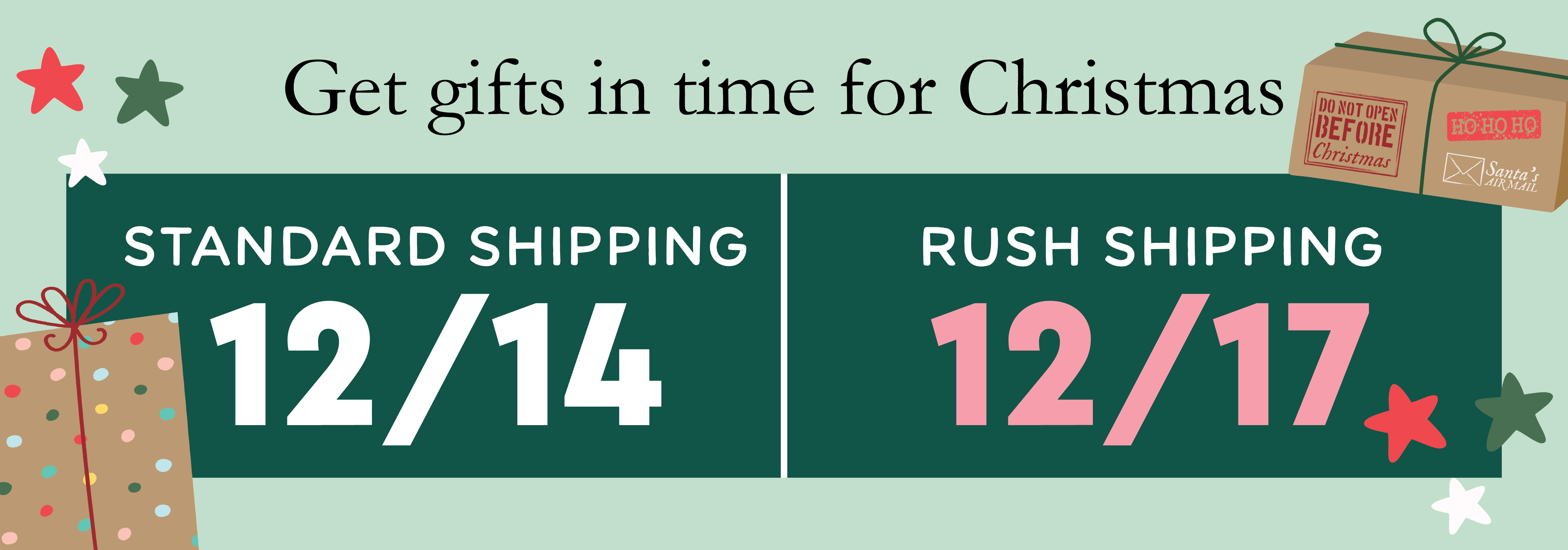 GET IT IN TIME FOR CHRISTMAS!