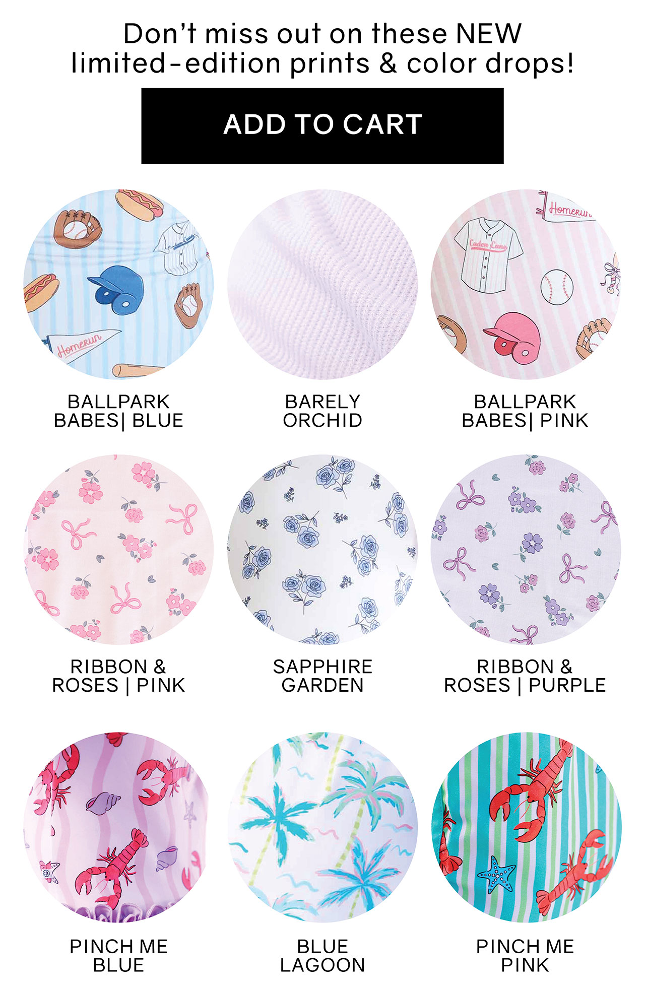 The NEW Edit - new products swatches and lifestyles