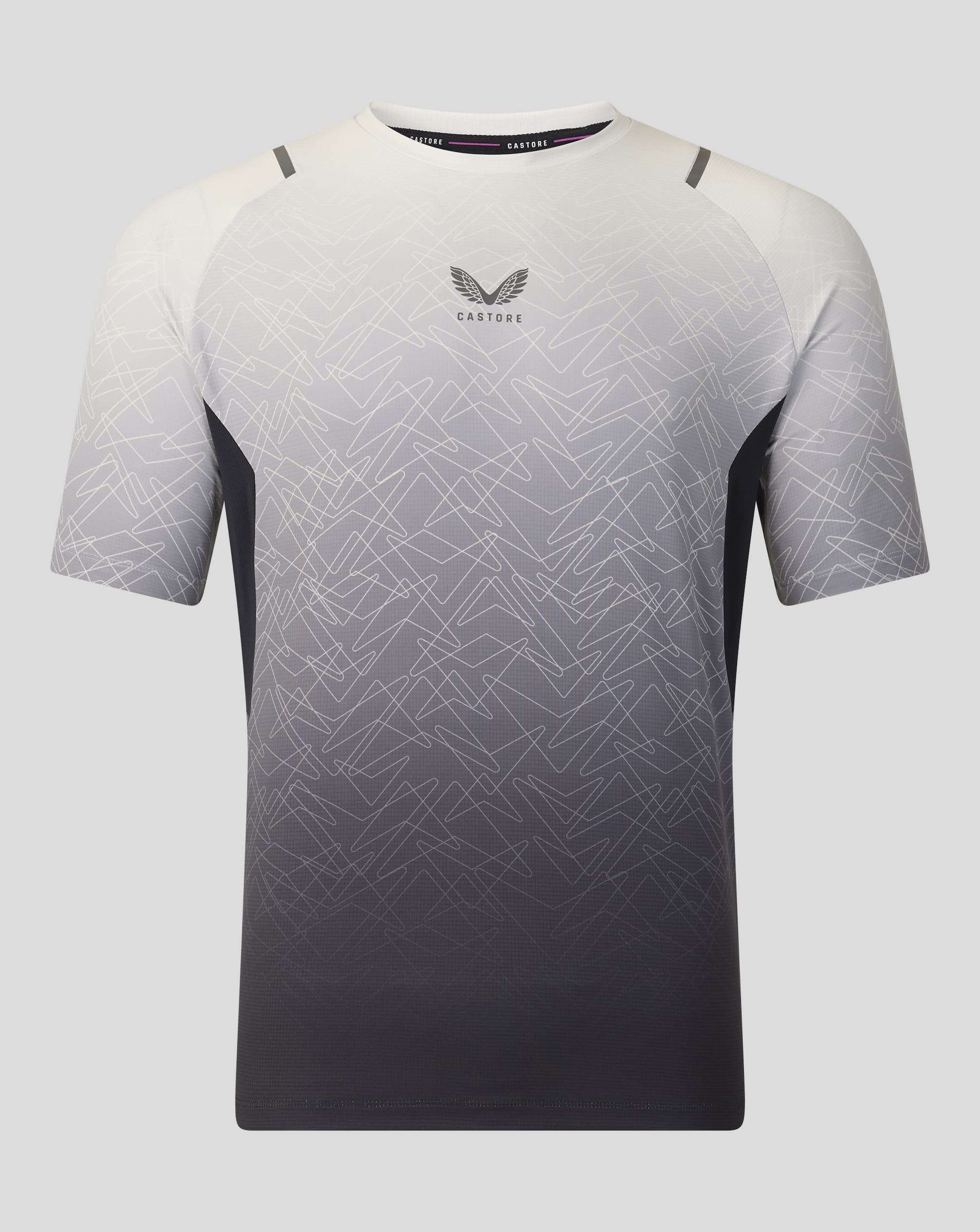Men's Apex Short Sleeve Geometric Print T-Shirt - Grey
