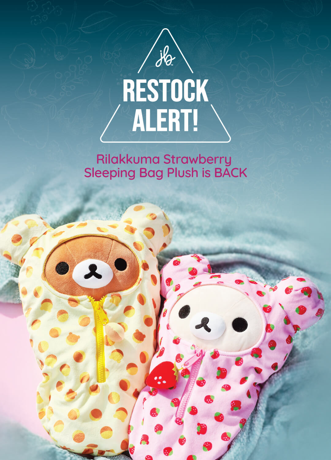 🍦🎉 All New Rilakkuma Sherbet Series COLORS are NOW AVAILABLE!! Jellybeet