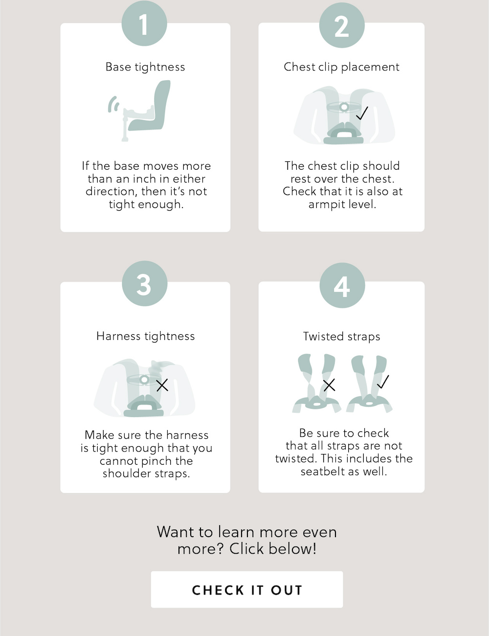 Let's talk about car seat safety The Baby Cubby