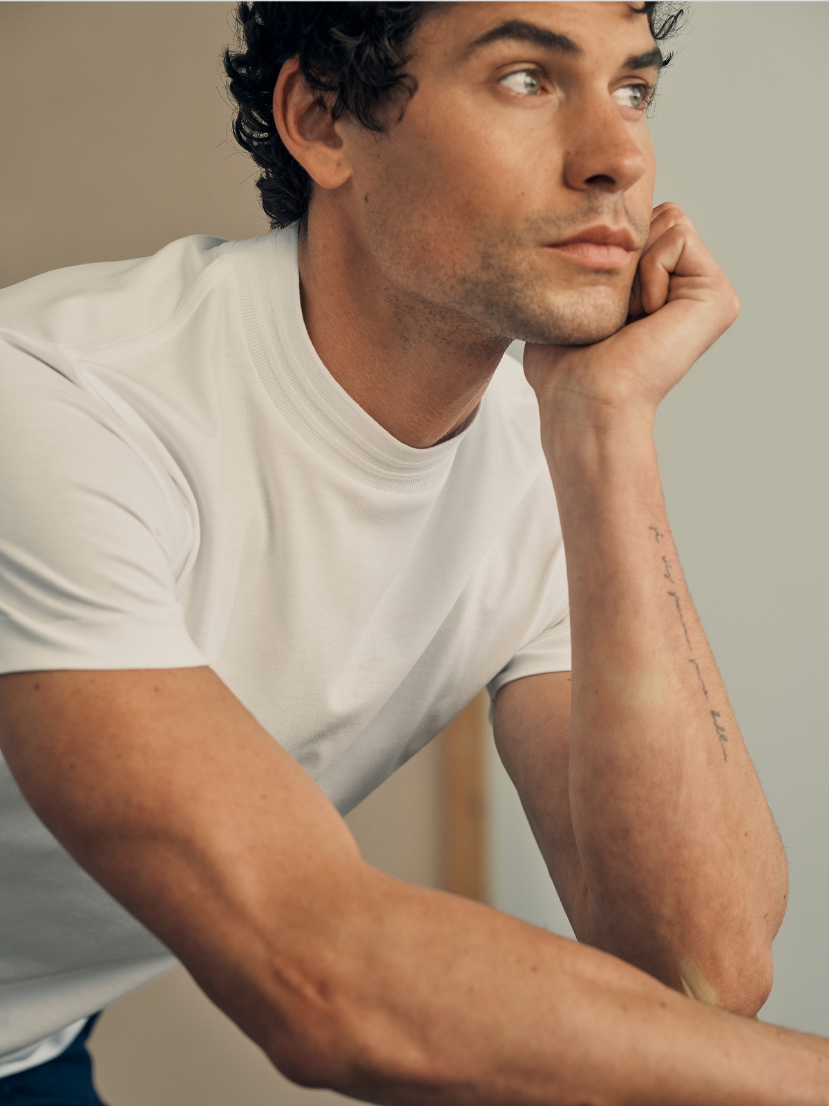 hero image with model