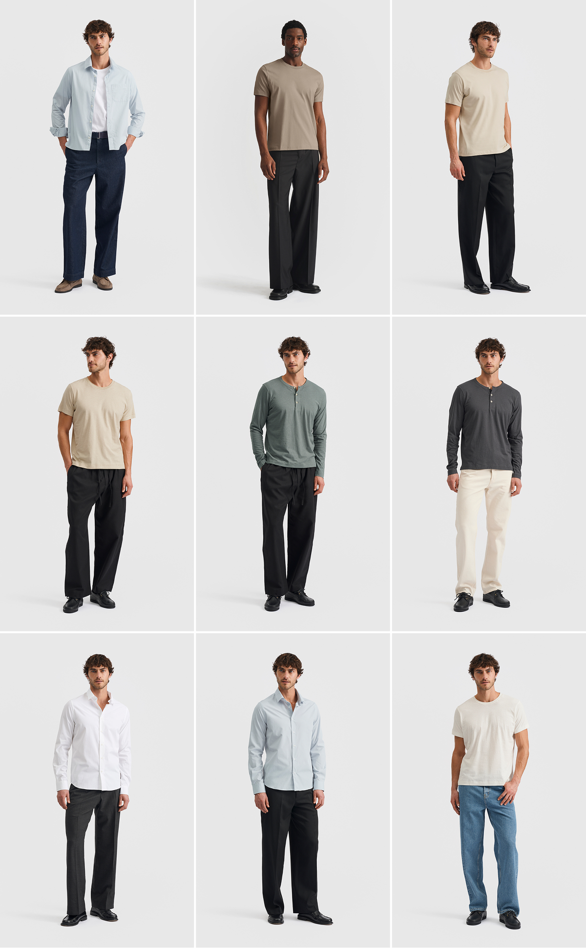 9 images of products