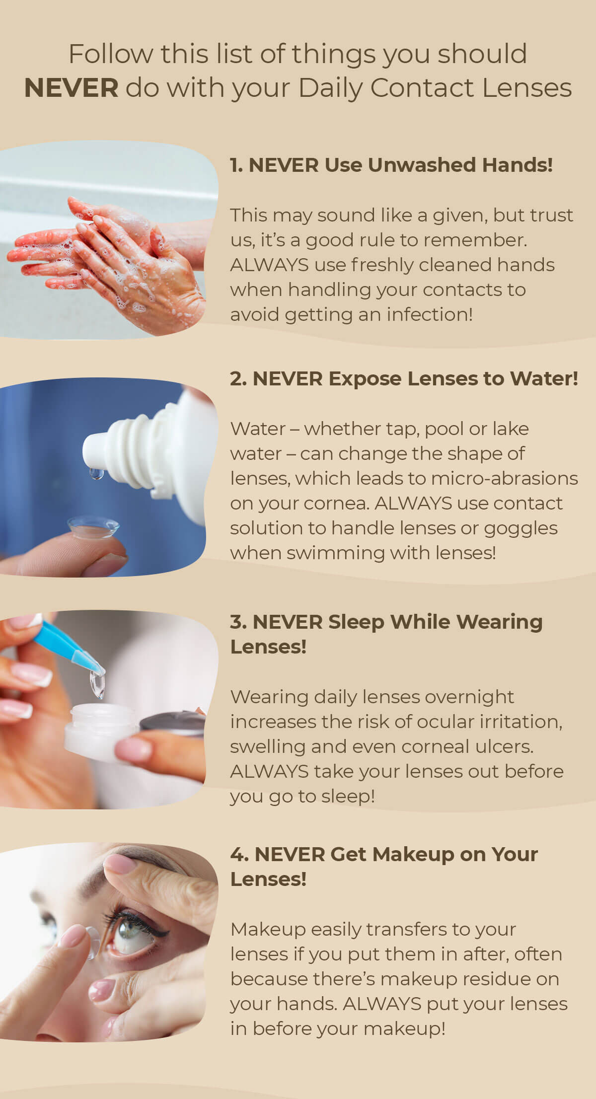 NEVER do this to your lenses! Misaki Cosmetics