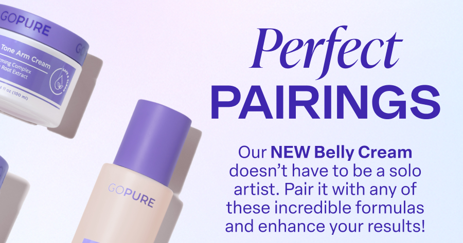 Perfect Pairings with our NEW Belly Cream